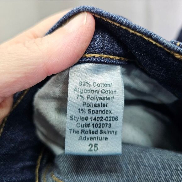 Current/Elliott The Rolled Skinny Jeans in Adventure Size 25 - Picture 6 of 9